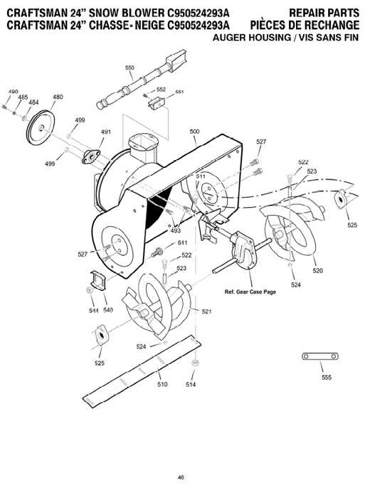 craftsman chainsaw parts diagram