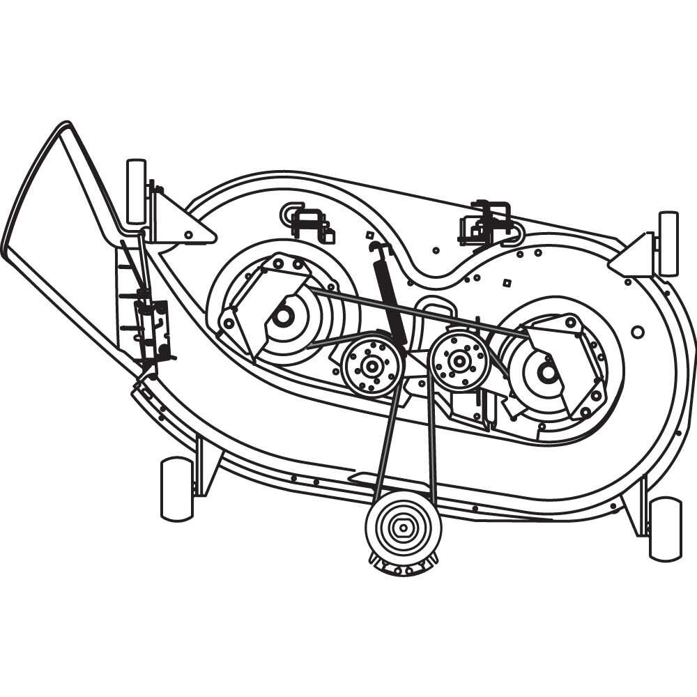 craftsman lawn mower deck parts diagram