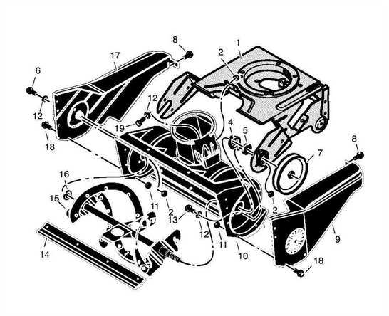 craftsman snow thrower parts diagram