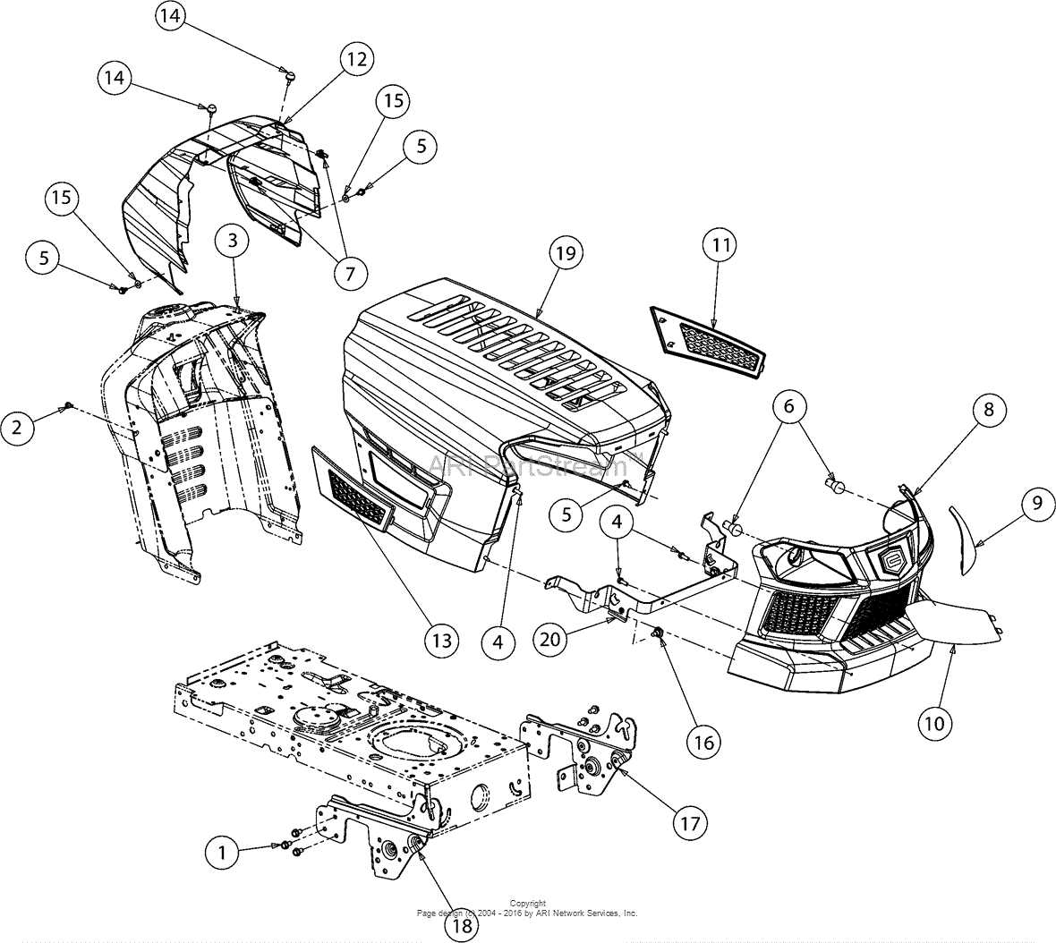 craftsman t1400 parts diagram