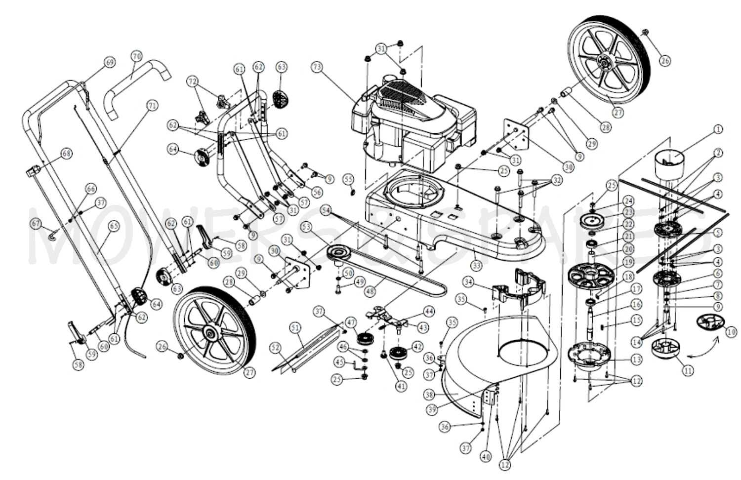 craftsman trimmer parts diagram