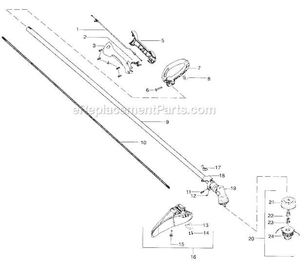 craftsman weed trimmer parts diagram