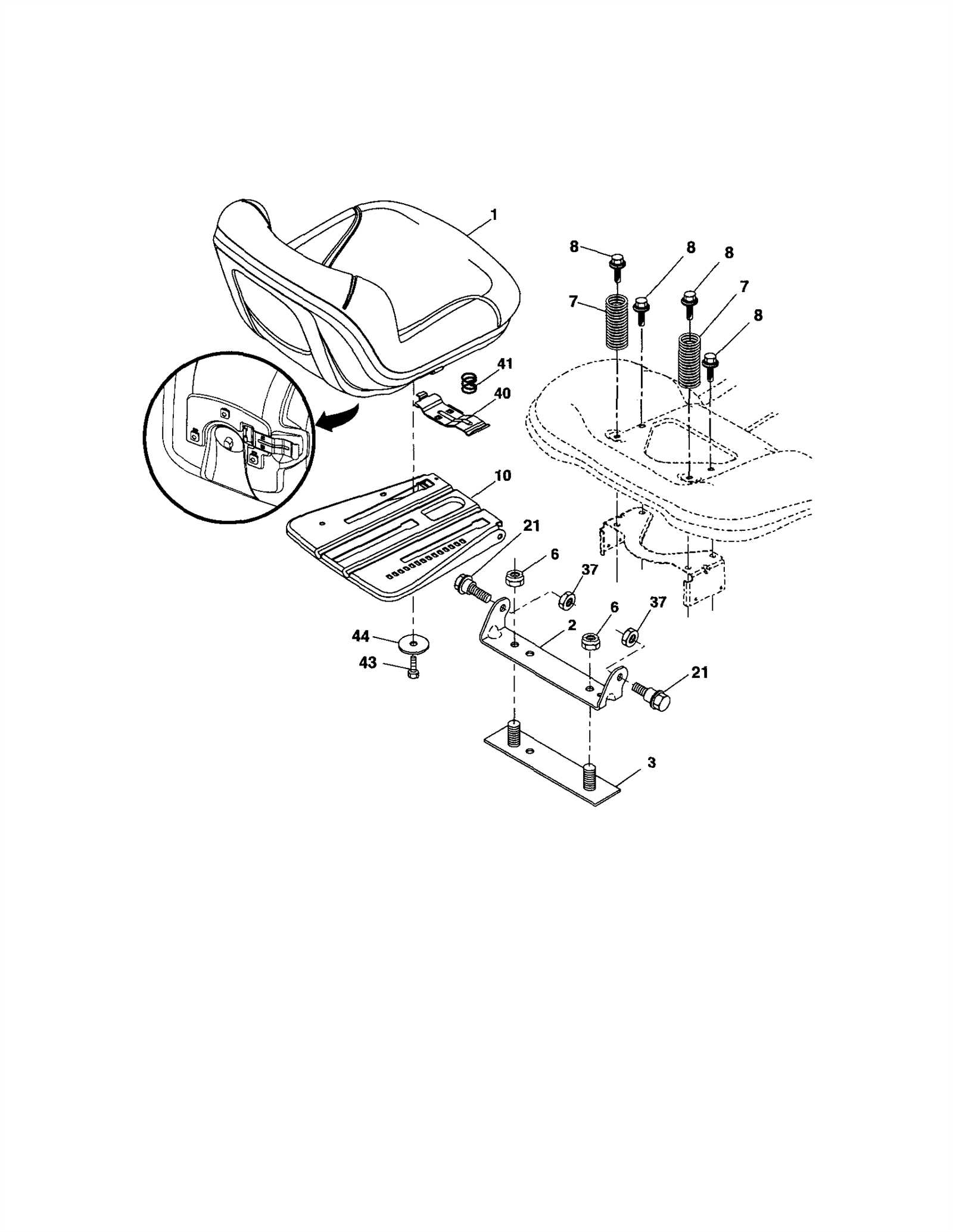 craftsman yt3000 parts diagram