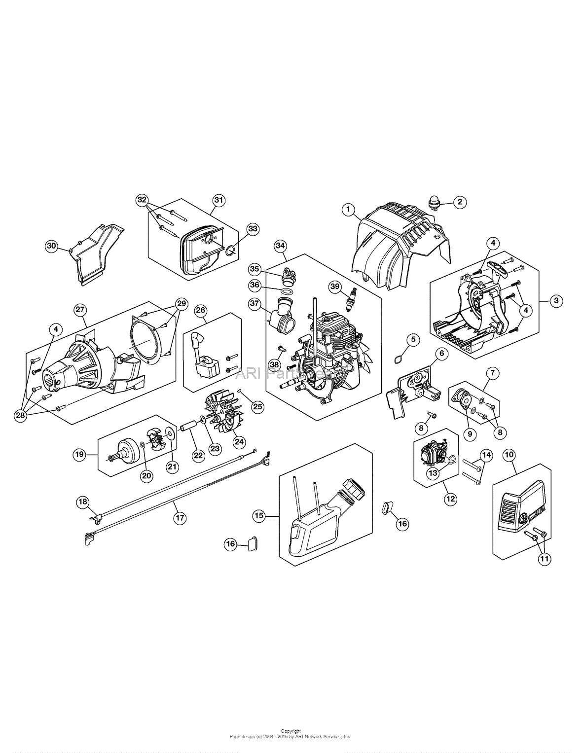 craftsman yts3000 parts diagram