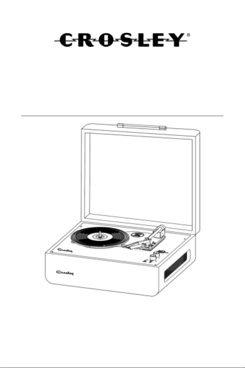 crosley record player parts diagram