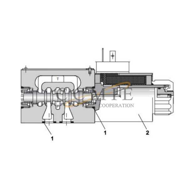 cross hydraulic valve parts diagram