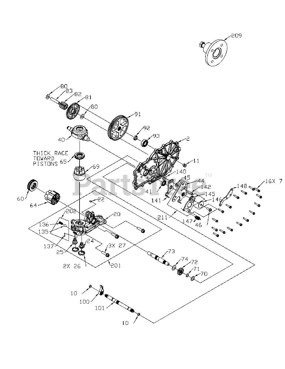 cub cadet z force 60 parts diagram