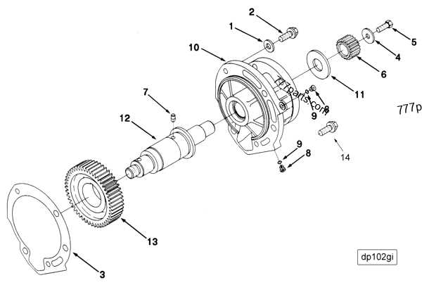 cummins n14 fuel pump parts diagram