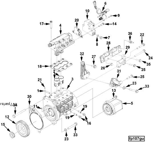 cummins x15 parts diagram