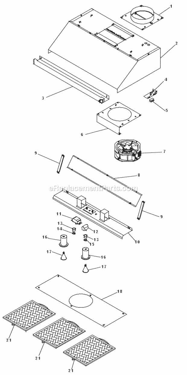 dacor parts diagram