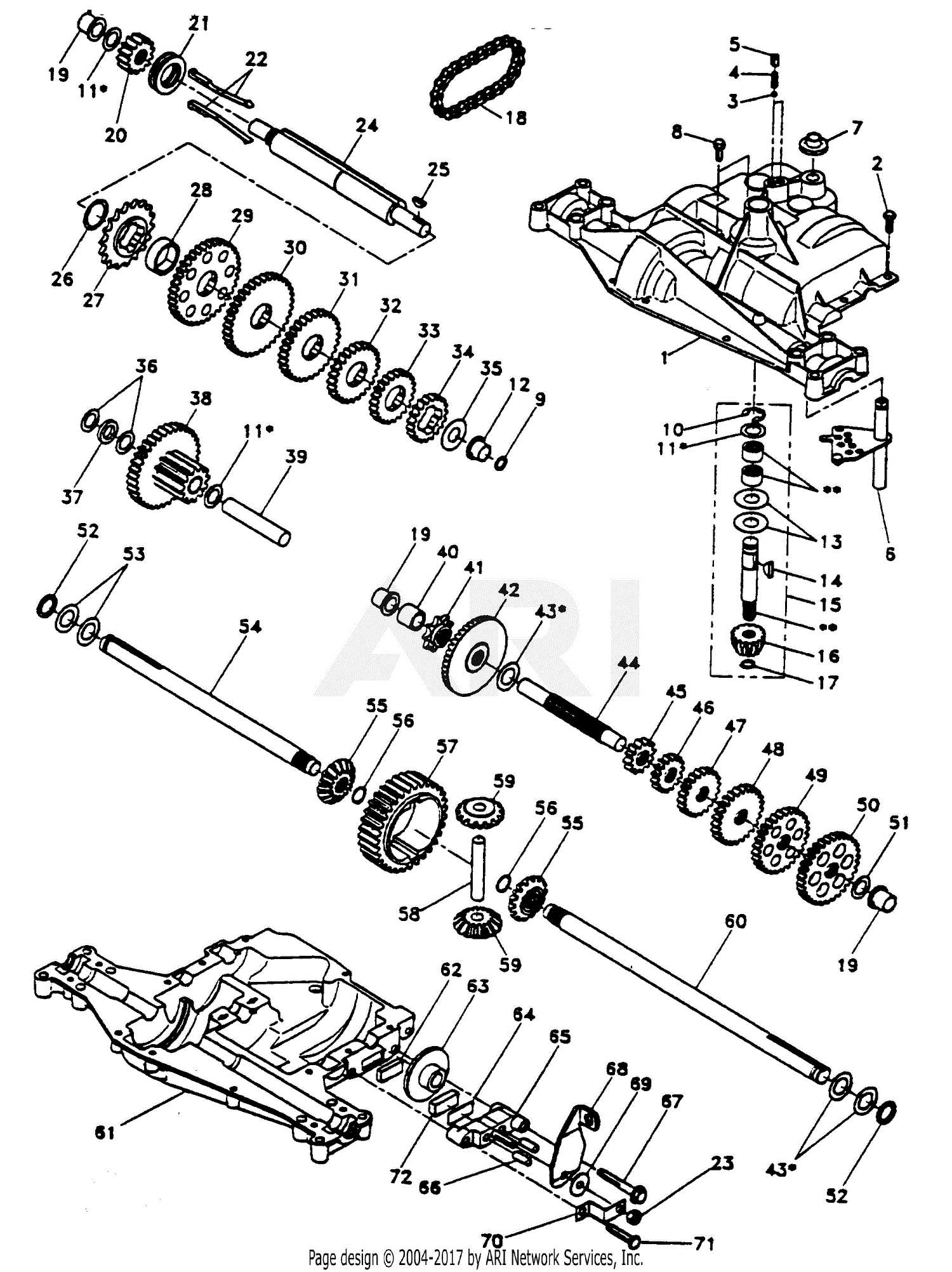 dana 60 parts diagram