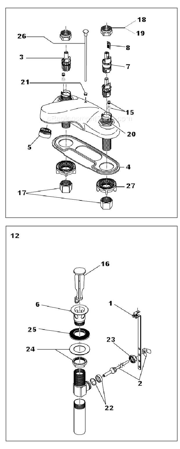 delta bathroom faucets parts diagram