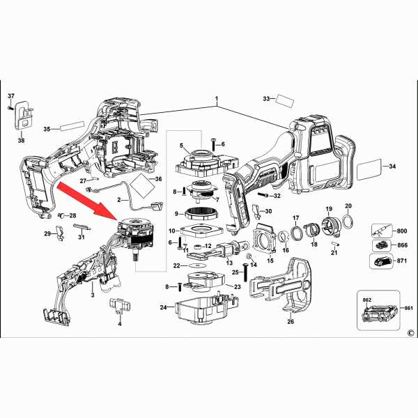 dewalt dcf886 parts diagram