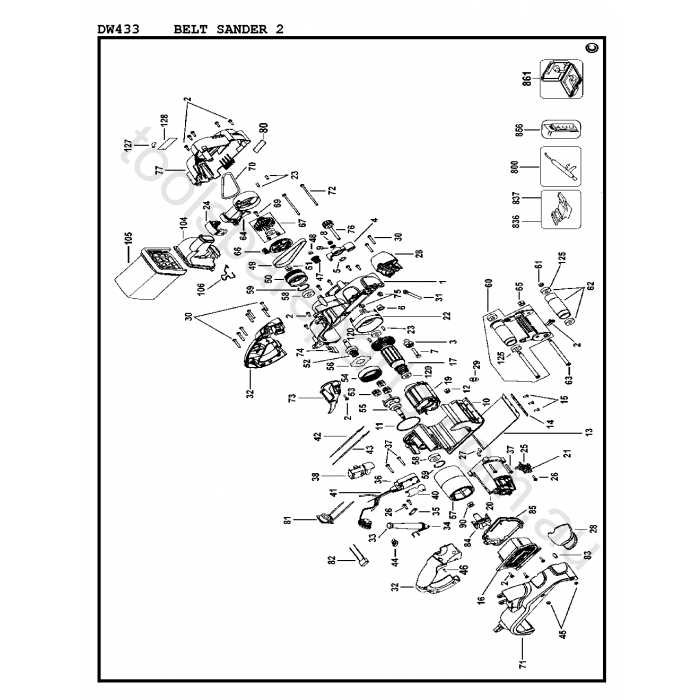 dewalt dw433 parts diagram