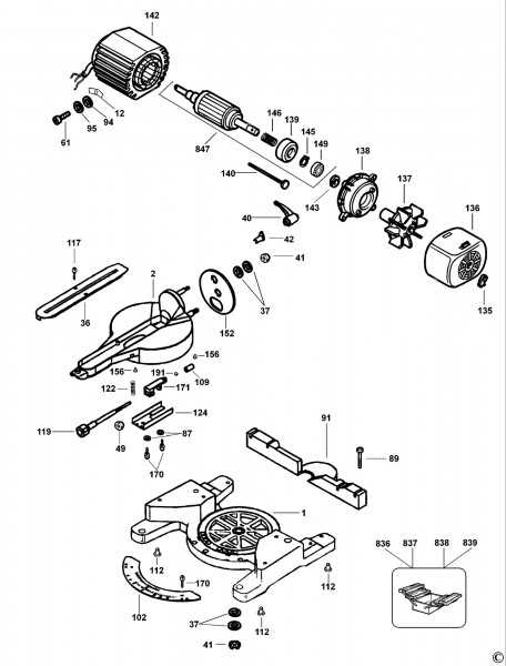 dewalt dws709 parts diagram