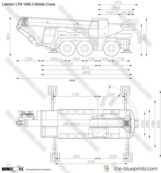 diagram mobile crane parts name