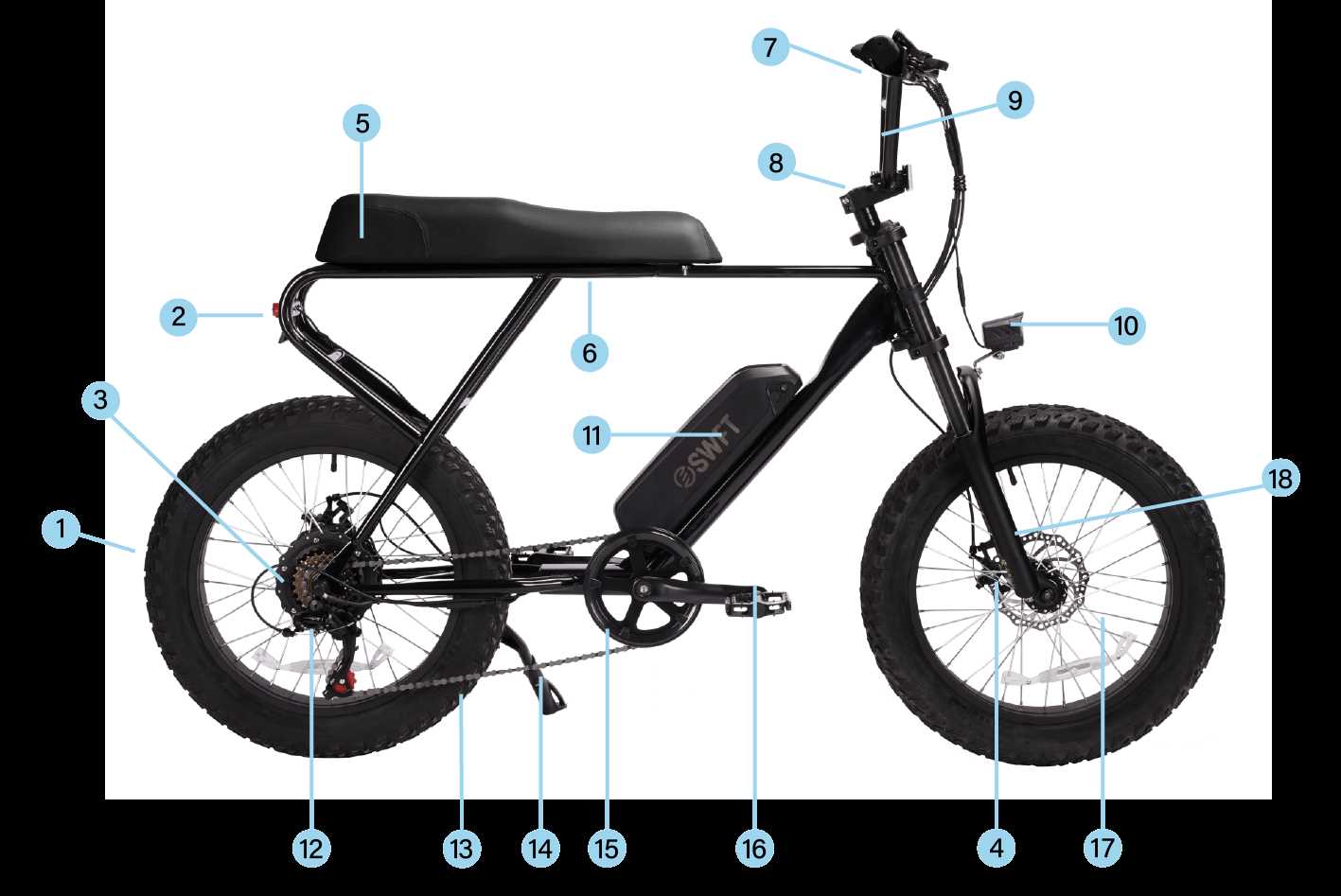 diagram of bike parts