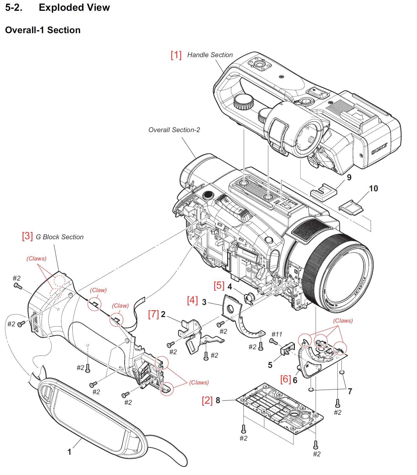 diagram of camera parts