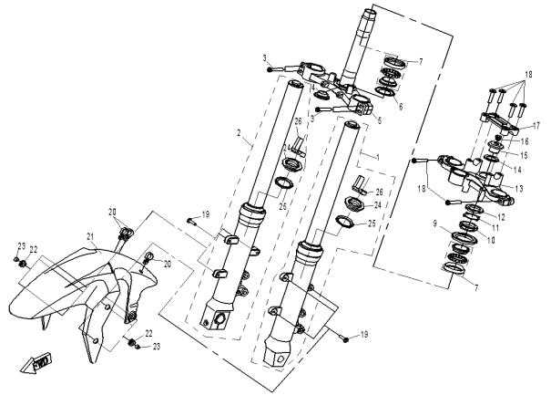 diagram of motorcycle parts