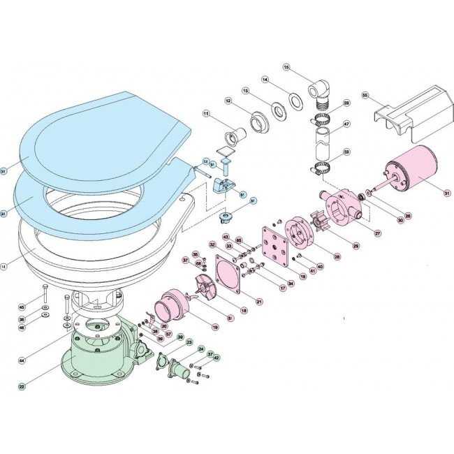 diagram toilet parts