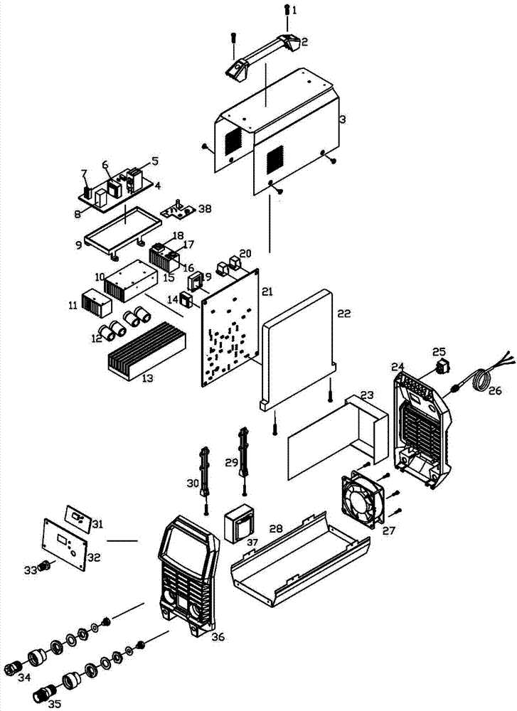 diagram welding machine parts