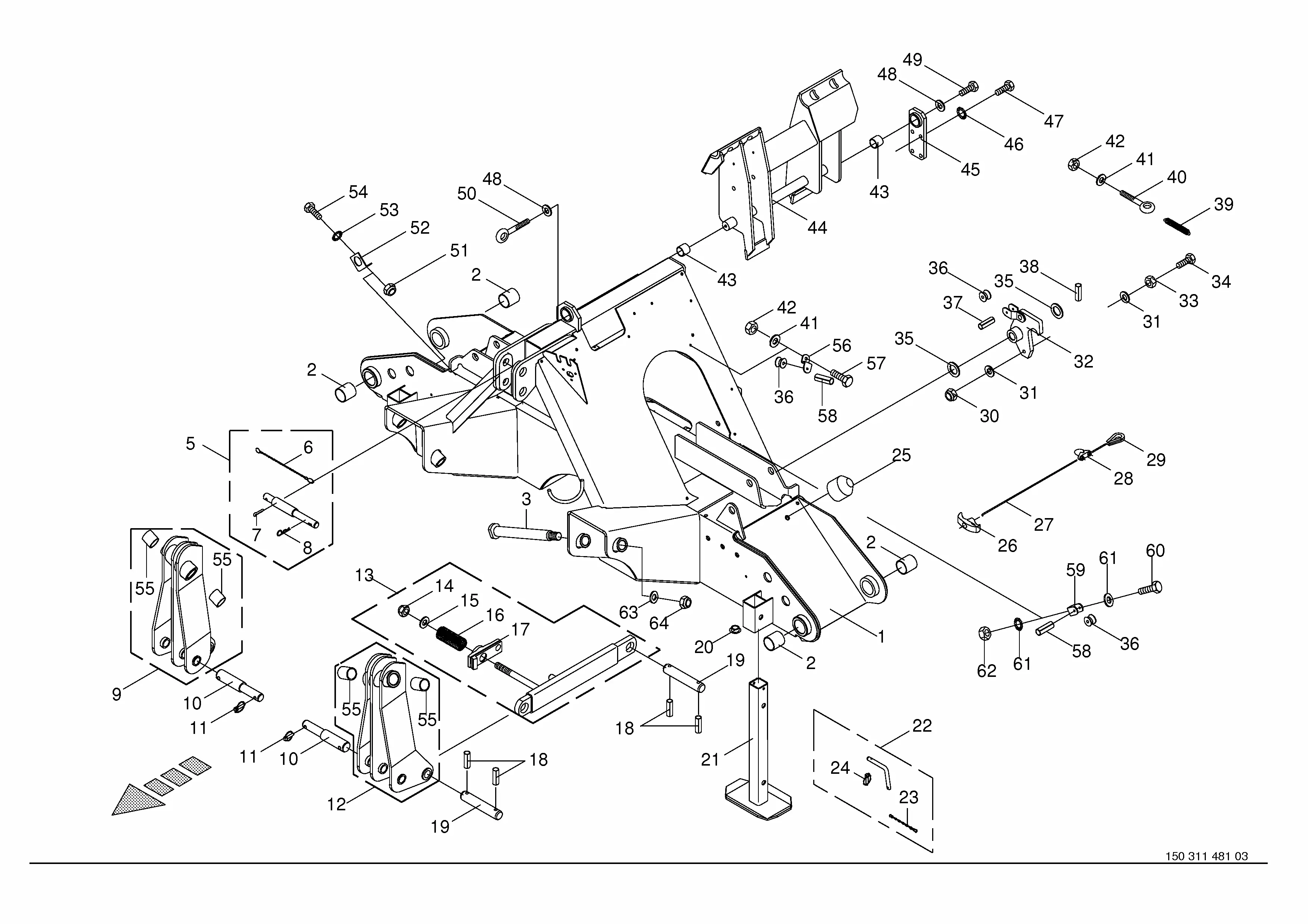 ditch witch 1030 parts diagram