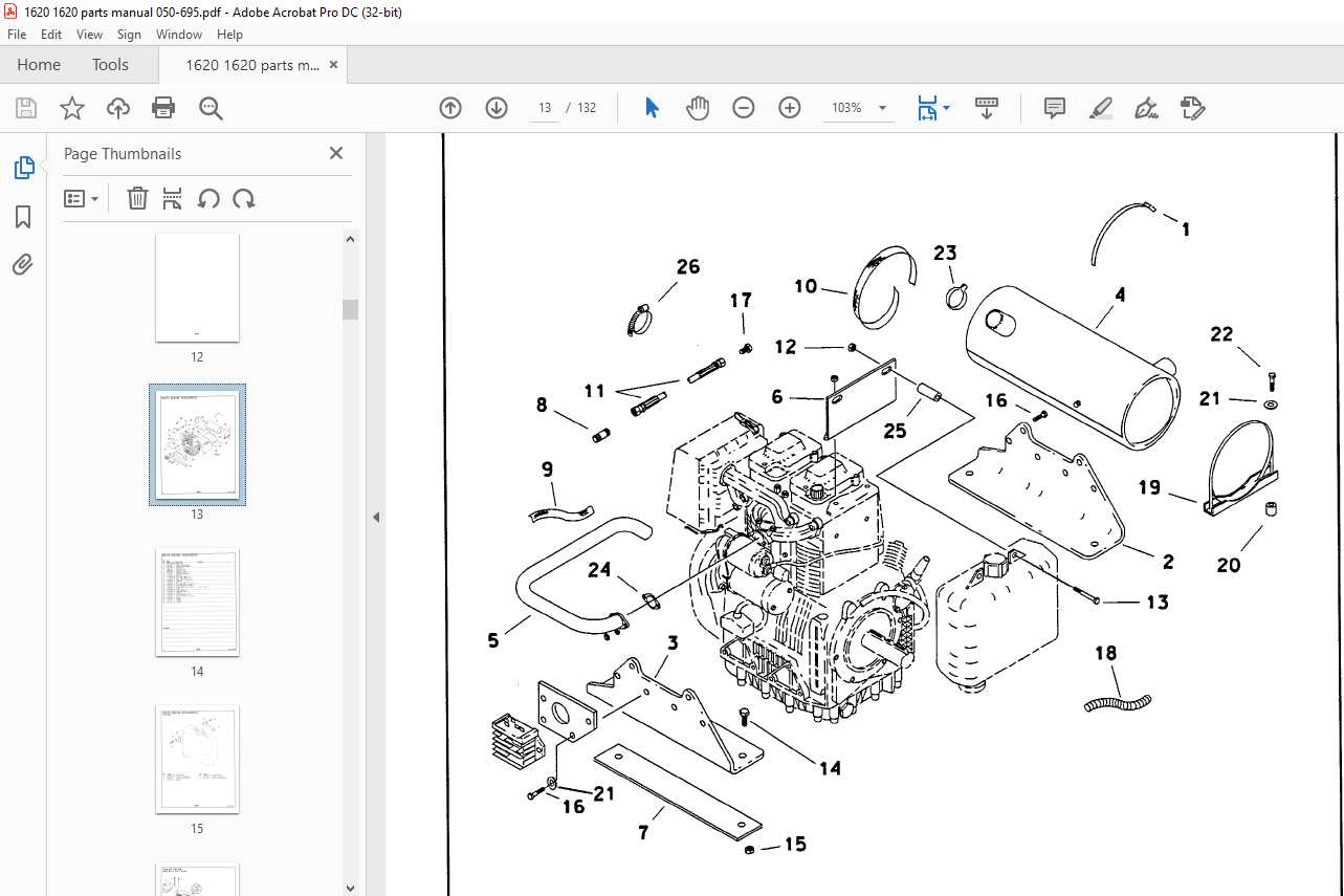 ditch witch 1230 parts diagram