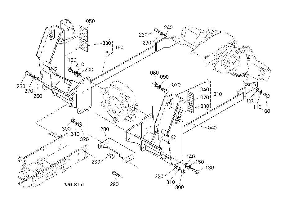 ditch witch 1330 parts diagram