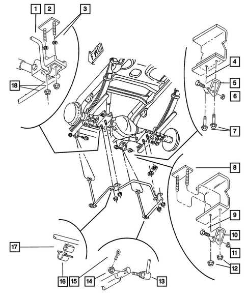 dodge ram rear suspension parts diagram