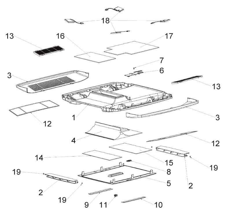 dometic air conditioner parts diagram