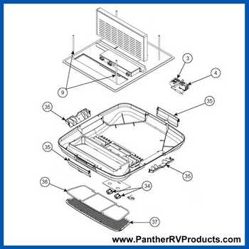 dometic brisk air 2 parts diagram