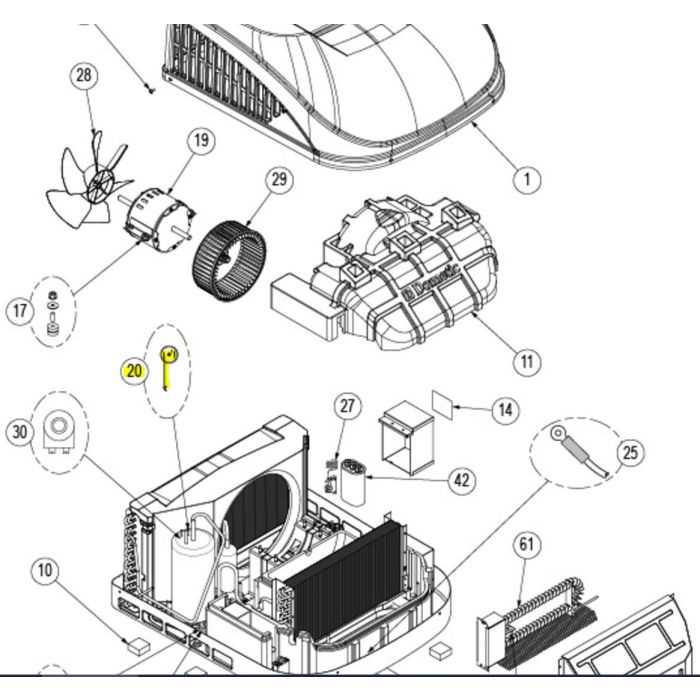 dometic brisk air 2 parts diagram