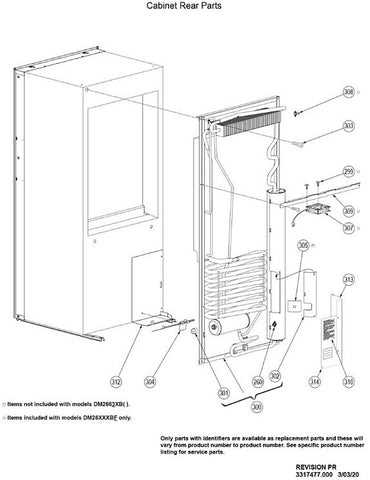 dometic dm2652 parts diagram