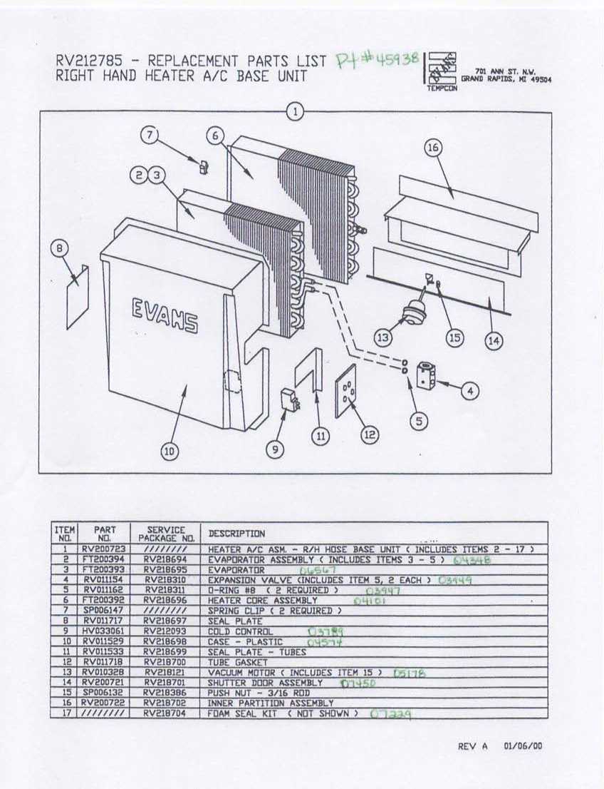 dometic penguin ii parts diagram