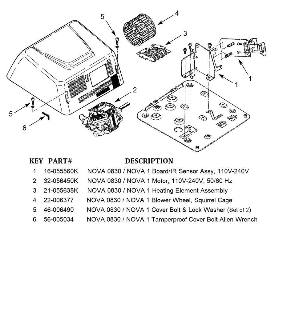 dometic rv air conditioner parts diagram