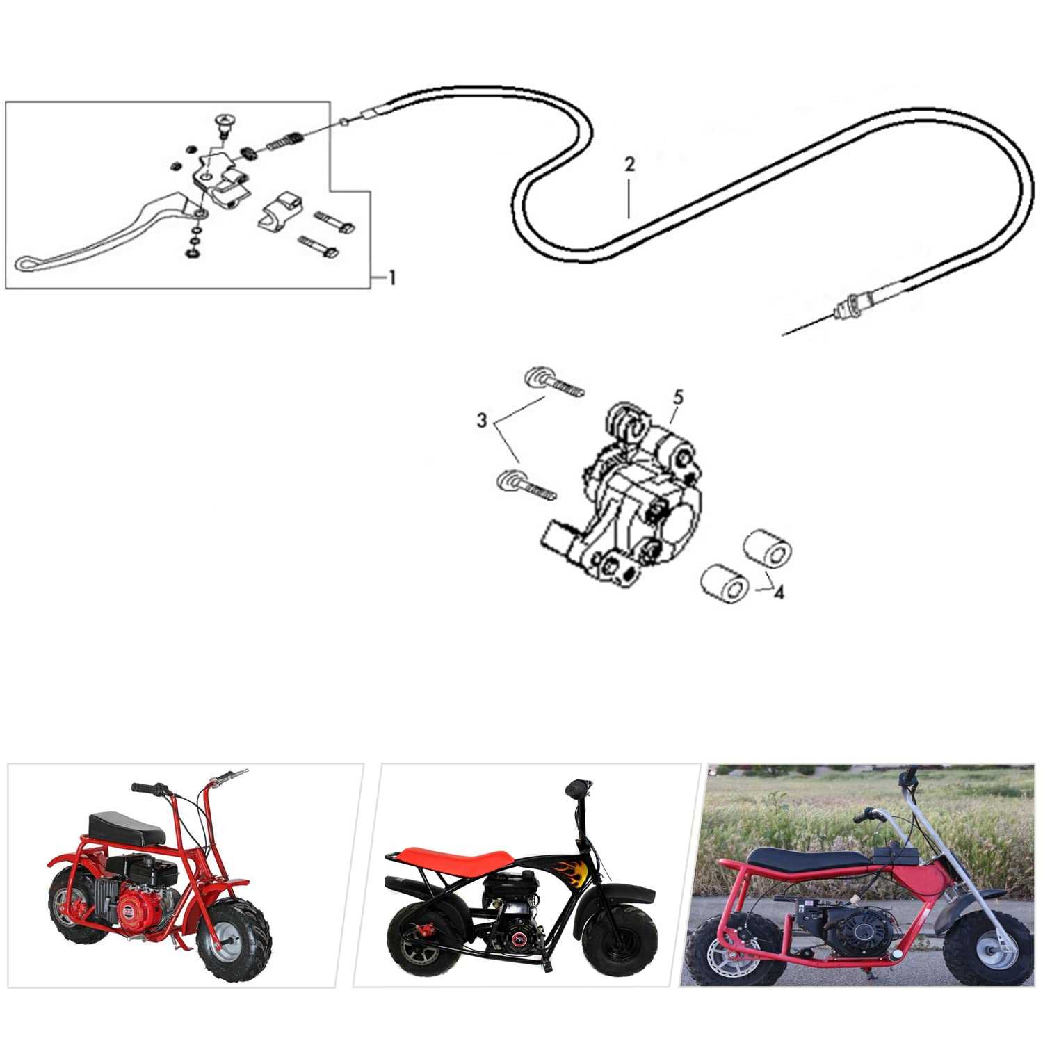 doodle bug mini bike parts diagram