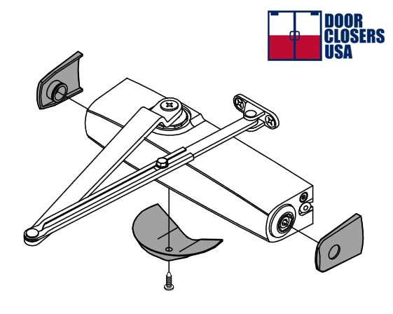 door closer parts diagram