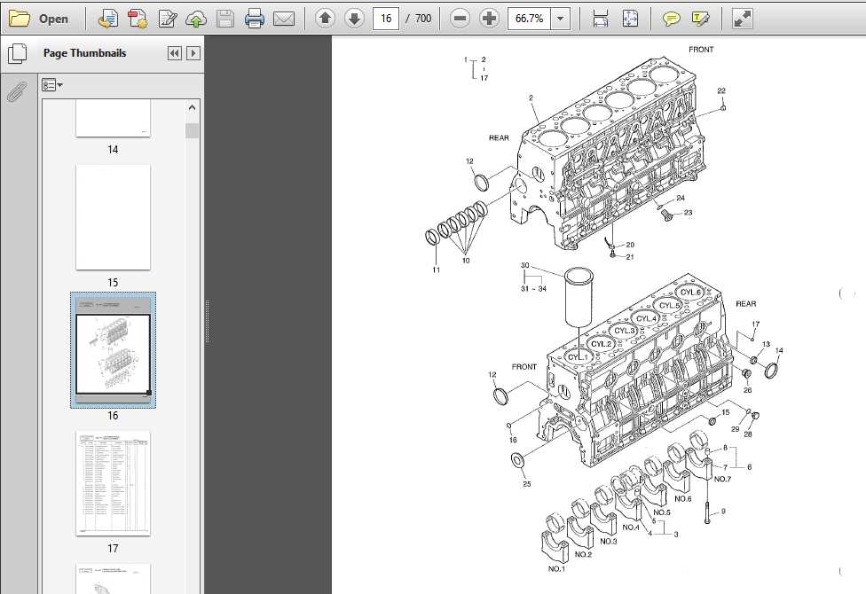 doosan parts diagram