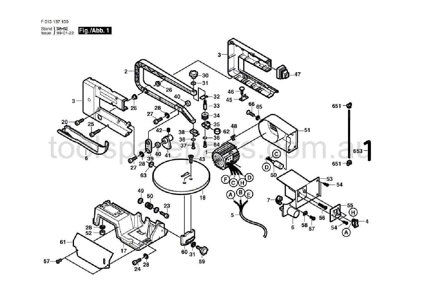 dremel multi max parts diagram