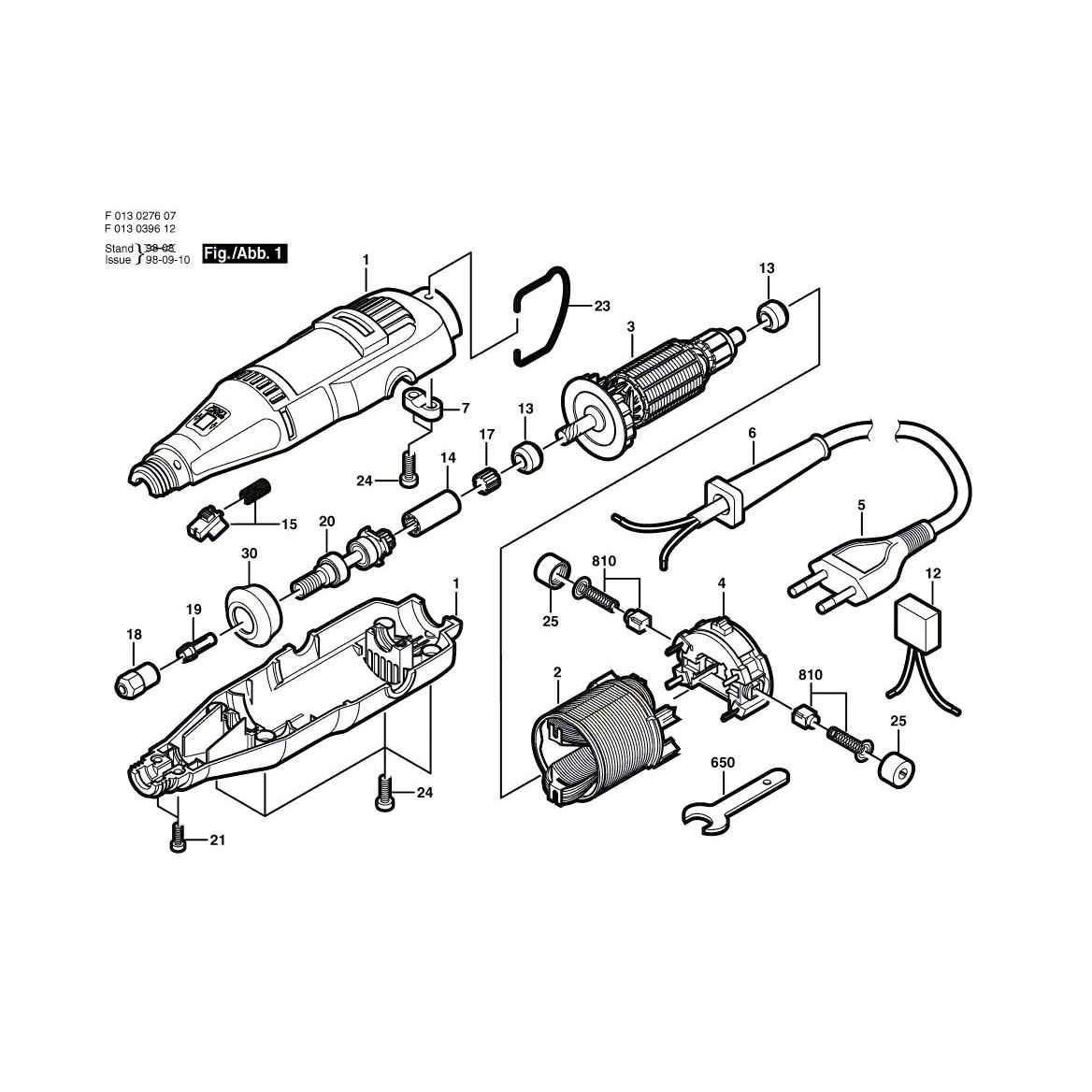 dremel tool parts diagram