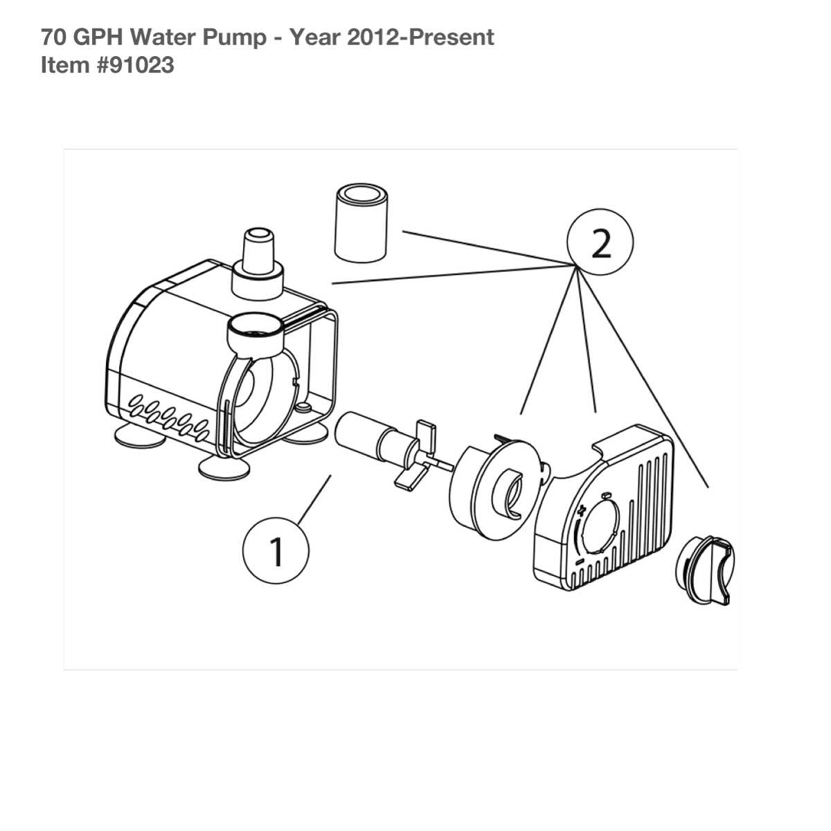 drinking fountain parts diagram