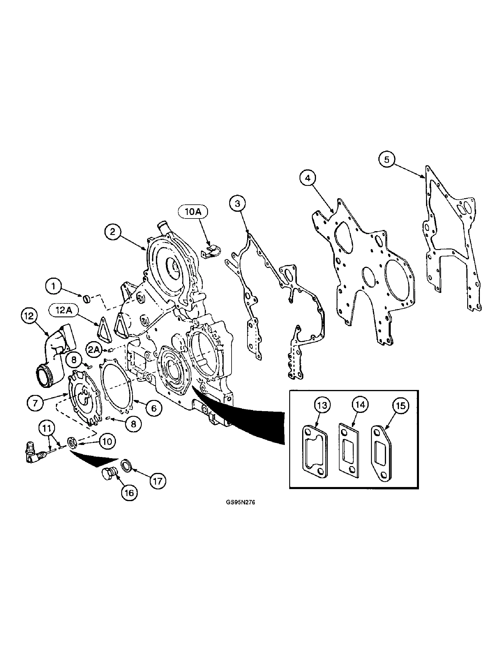 dt466 engine parts diagram