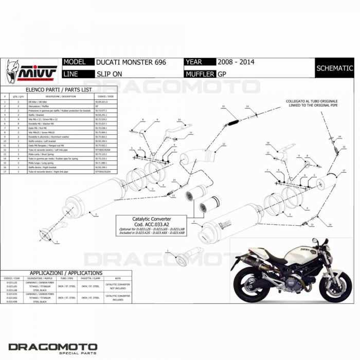 ducati monster 696 parts diagram