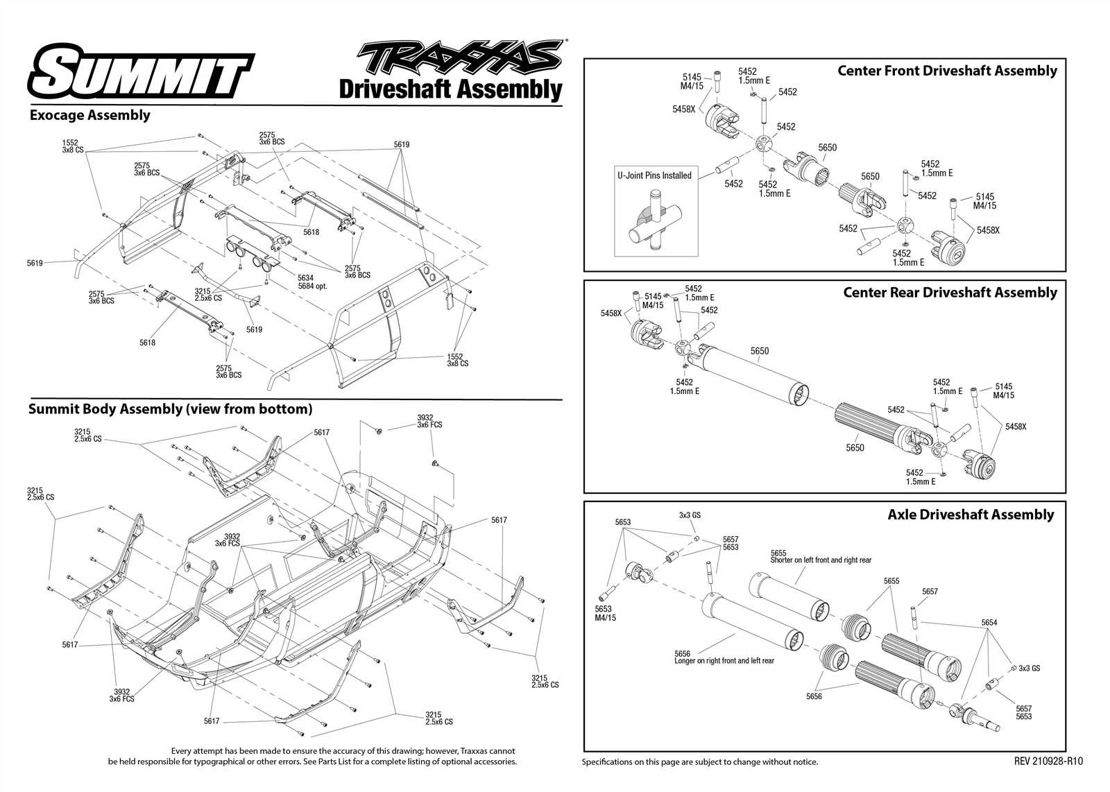 e revo parts diagram