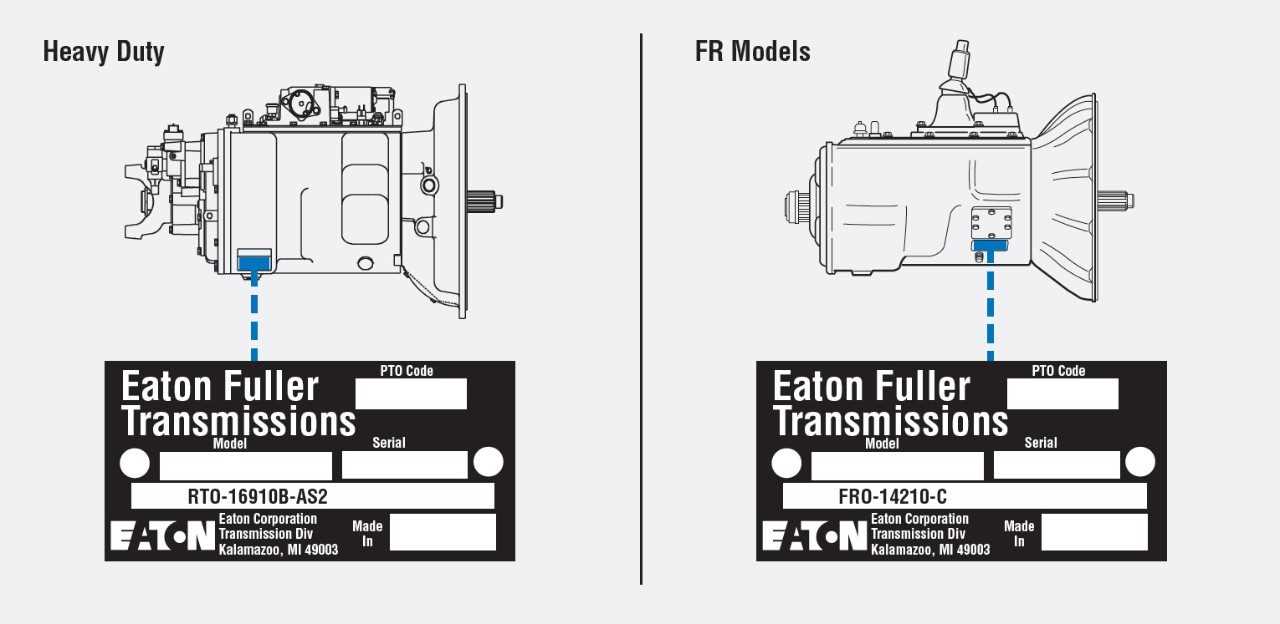 eaton fuller 10 speed parts diagram