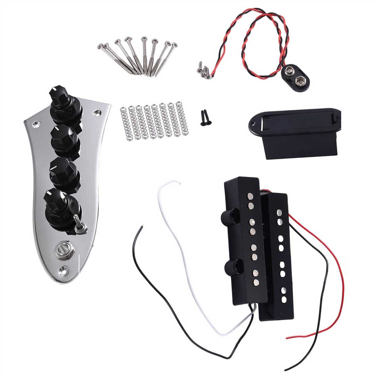 electric bass parts diagram