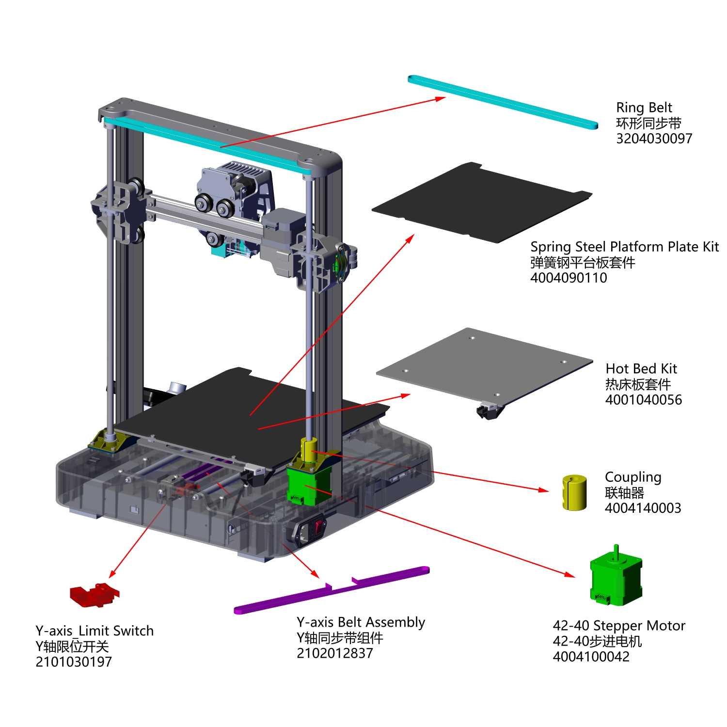 ender 3 parts diagram