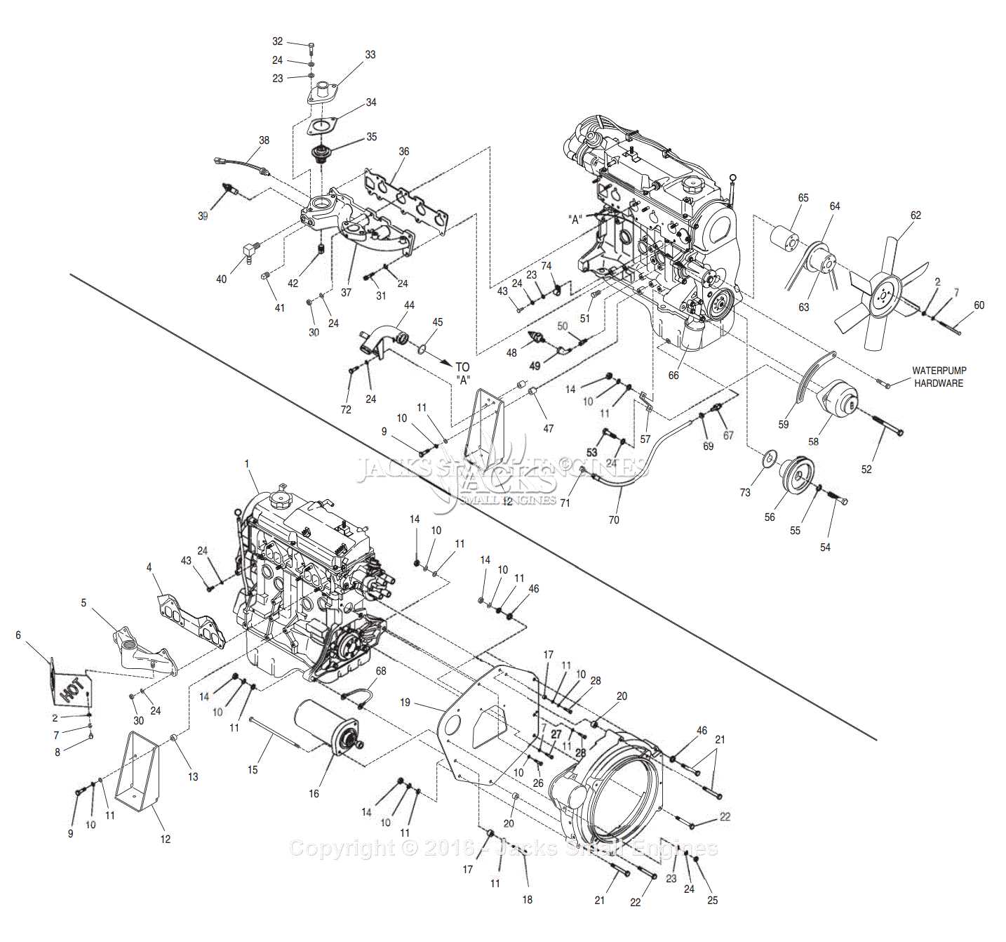 engine parts diagram v8