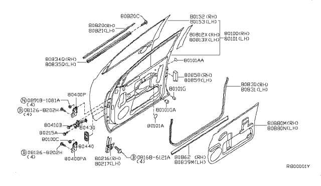 entry door parts diagram