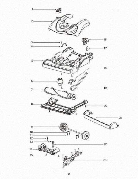 eureka vacuum parts diagram